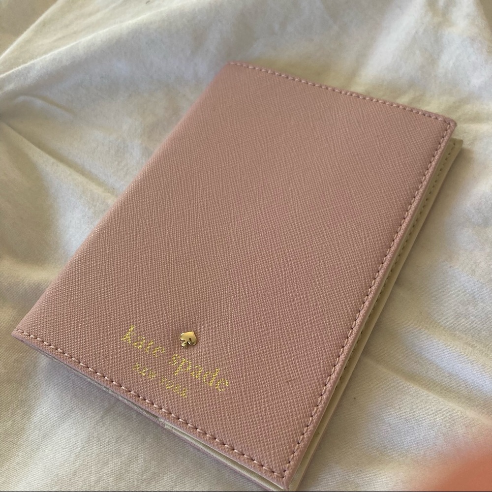 Kate Spade Pink Leather Passport Holder